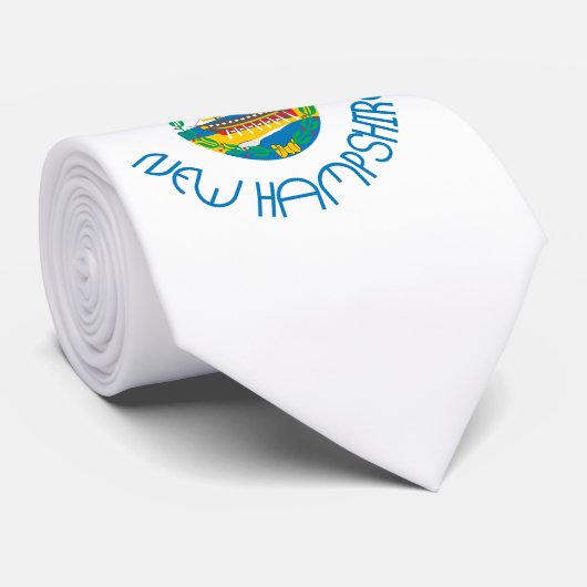 Leven in New Hampshire Stropdas (Opgerold)