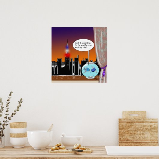 Leven in New York City Poster (Keuken)