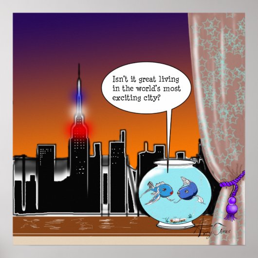 Leven in New York City Poster (Voorkant)