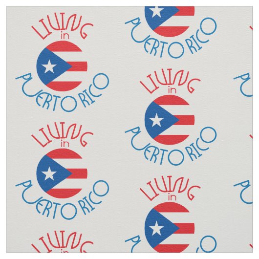 Leven in Puerto Rico Stof (Swatch)