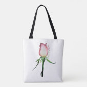 Leven in roze tinten Rosebud Tote Tas (Achterkant)