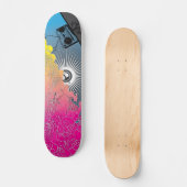 "LEVEN IN STEREO" SKATEBOARD (Voorkant)