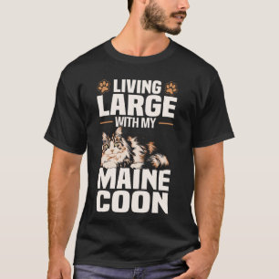 Leven in stijl met mijn Maine Coon kat T-shirt