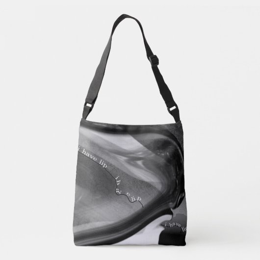 Leven in Uitvoering Broek Crossbody Tas (Achterkant)