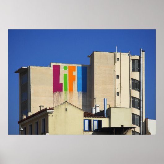 Leven in uitvoering poster (Voorkant)