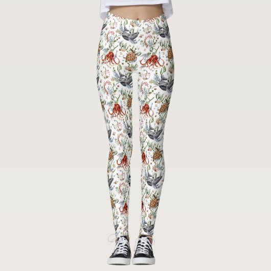Leven in volle bloei leggings (Voorkant)