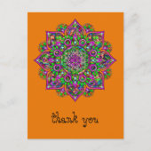 Leven - Indiaas Mandala 1 Briefkaart (Voorkant)