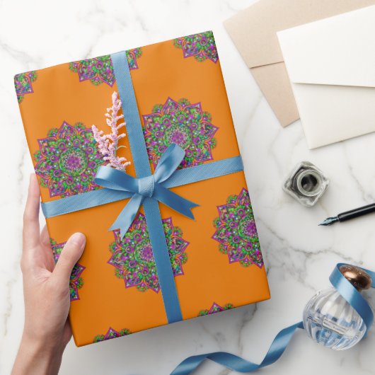 Leven - Indiaas Mandala 1 Cadeaupapier (Geschenken)