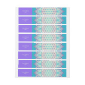 Leven - Indiaas Mandala 2 Adreslabel Wikkel (Vel)