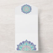 Leven - Indiaas Mandala 2 All In One Uitnodiging (Binnen)