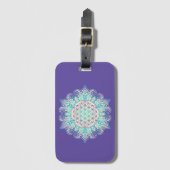 Leven - Indiaas Mandala 2 Bagagelabel (Voorkant (verticaal))
