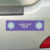 Leven - Indiaas Mandala 2 Bumpersticker (Op auto)