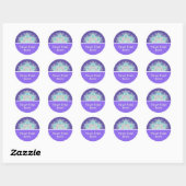 Leven - Indiaas Mandala 2 Ronde Sticker (Vel)