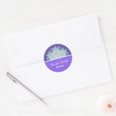Leven - Indiaas Mandala 2 Ronde Sticker (Envelop)
