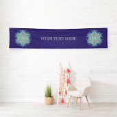 Leven - Indiaas Mandala 2 Spandoek (Insitu)