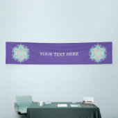 Leven - Indiaas Mandala 2 Spandoek (Beurs)