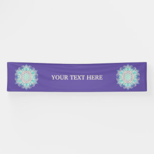 Leven - Indiaas Mandala 2 Spandoek