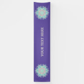 Leven - Indiaas Mandala 2 Spandoek (Verticaal)