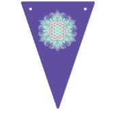 Leven - Indiaas Mandala 2 Vlaggetjes (Tweede vlag)