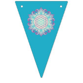 Leven - Indiaas Mandala 2 Vlaggetjes (Eerste vlag)