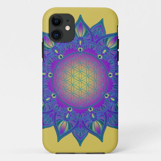 Leven - Indiaas Mandala 3 Case-Mate iPhone Case (Achterkant)