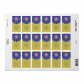 Leven - Indiaas Mandala 3 Etiket (Full Sheet)