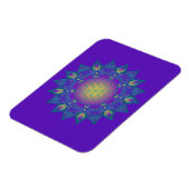 Leven - Indiaas Mandala 3 Magneet (Linkerzijde)