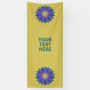 Leven - Indiaas Mandala 3 Spandoek