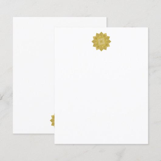 Leven - Indiaas Mandala 4 (Voorkant / Achterkant)