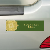 Leven - Indiaas Mandala 4 Bumpersticker (Op auto)