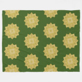 Leven - Indiaas Mandala 4 Fleece Deken (Voorkant (Horizontaal))