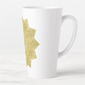 Leven - Indiaas Mandala 4 Latte Mok (Rechts)