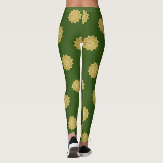 Leven - Indiaas Mandala 4 Leggings (Achterkant)