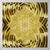 Leven - Indiaas Mandala 4 Poster (Voorkant)