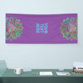 Leven - Indiaas Mandala 7c Spandoek (Beurs)