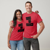 Leven is Absurd (Zwarte Tape) T-shirt (Unisex)