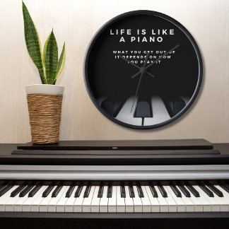 Leven is als een piano Inspirerend