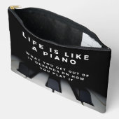 Leven is als een Piano Inspirerend Etui (Open)