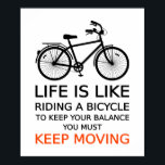 leven is als fietsen, tekstontwerpen, woord a poster<br><div class="desc">Het leven van het poster is als fietsen, tekstontwerpen, woordkunst, huisdecoratie, cadeau voor haar, cadeau voor hem</div>