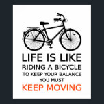 leven is als fietsen, tekstontwerpen, woord a poster<br><div class="desc">Het leven van het poster is als fietsen,  tekstontwerpen,  woordkunst,  huisdecoratie,  cadeau voor haar,  cadeau voor hem</div>