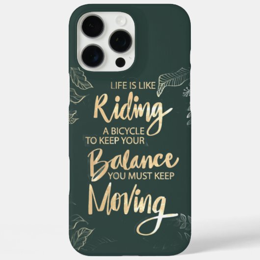 Leven Is Als Fietseren Blijven Bewegen Case-Mate iPhone Case (Achterkant)