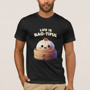 Leven is Bao-tiful Funny Dumpling Pun T-shirt