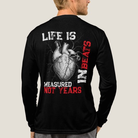 Leven Is Beats Tri-Blend Shirt (Achterkant volledig)