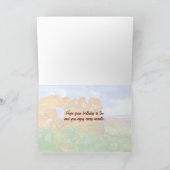 Leven Is Bedoeld Om Een Avontuur Te Zijn Verjaarda Kaart (Binnen)