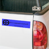 Leven is bedoeld om leuk te zijn!!! ... bumpersticker (Op Truck)