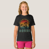 LEVEN IS BEETER MET EEN PAARD T-SHIRT (Voorkant volledig)