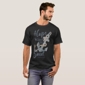 Leven is beter aan het meer Vis T-shirt (Voorkant volledig)