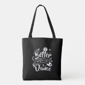Leven Is Beter Als Je Grappig Danst Danser Dansen Tote Bag (Achterkant)