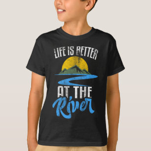 Leven Is Beter Bij De Rivier Natuur Liefhebber Cam T-shirt