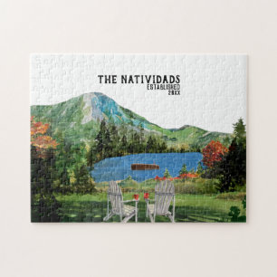 Leven is beter bij het meer   Familienaam Legpuzzel